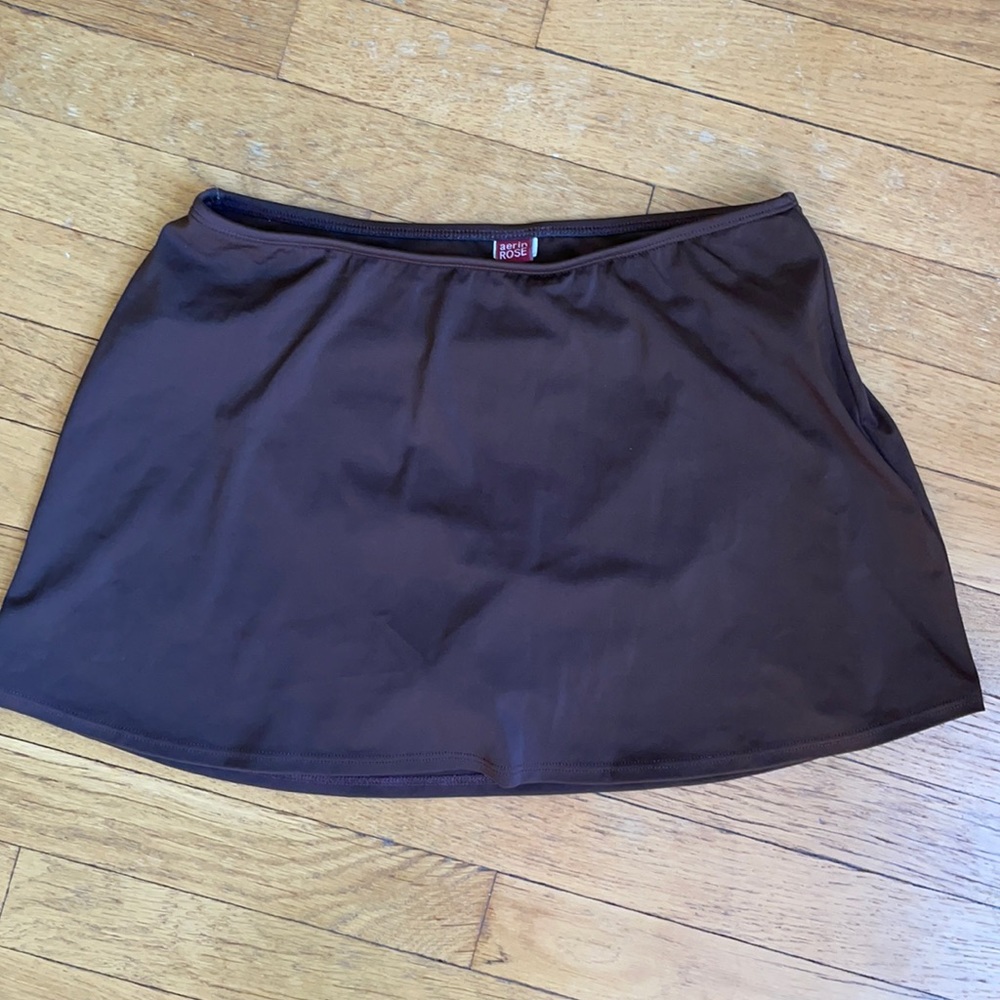 [Aerin Rose] Brown Swim Skirt